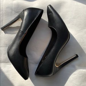 ZARA Trafaluc Gold Heels